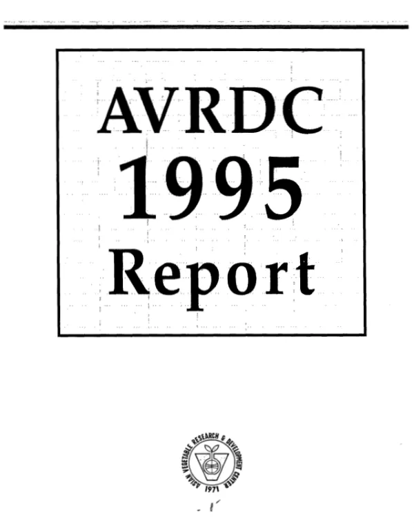 AVRDC 1995 report