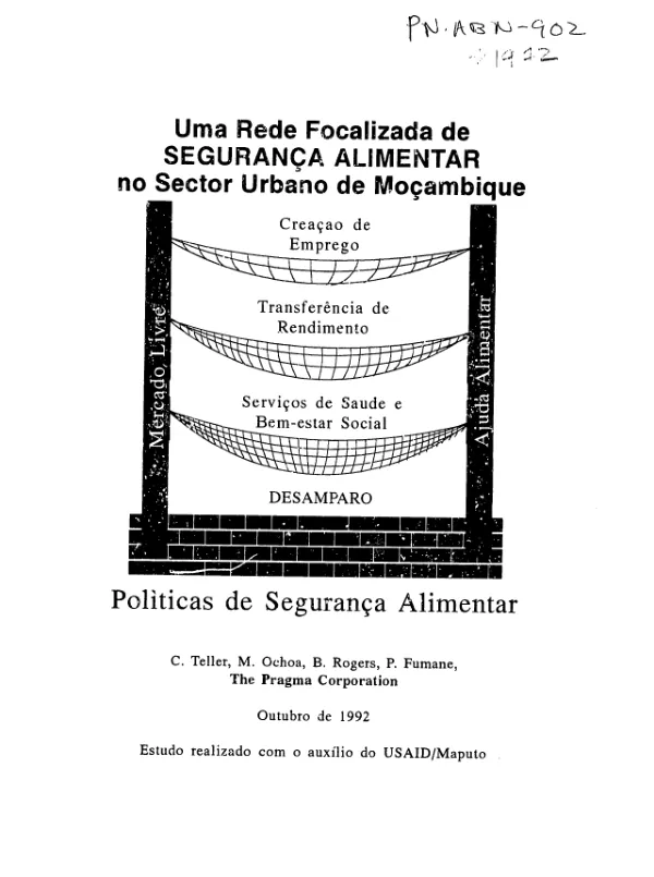 Consideracoes sobre um programa, no sector urbano de Mocambique, para uma rede focalizada de seguranca alimentar : uma avaliacao de opcoes
