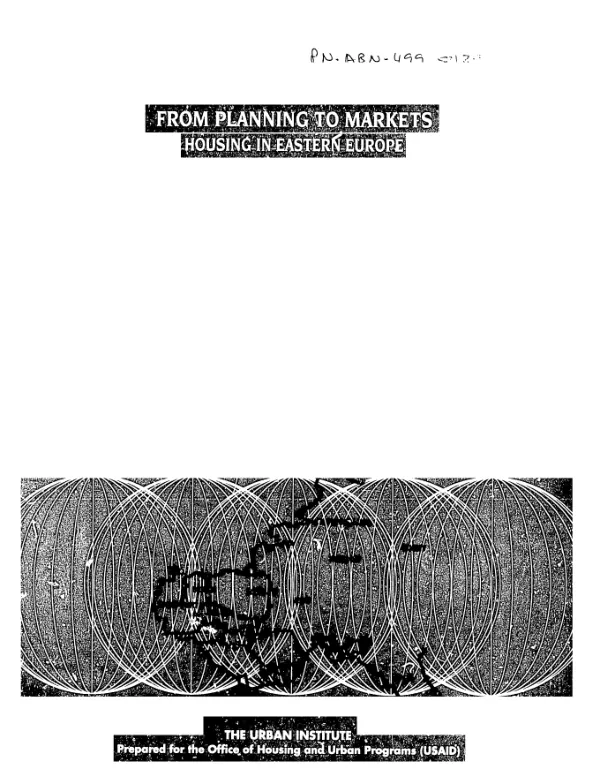 Project preparation report on housing finance in Hungary