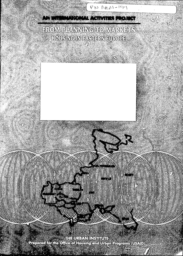 Assistance in urban planning and development : report of a field mission to Budapest, September 25 to October 9, 1992
