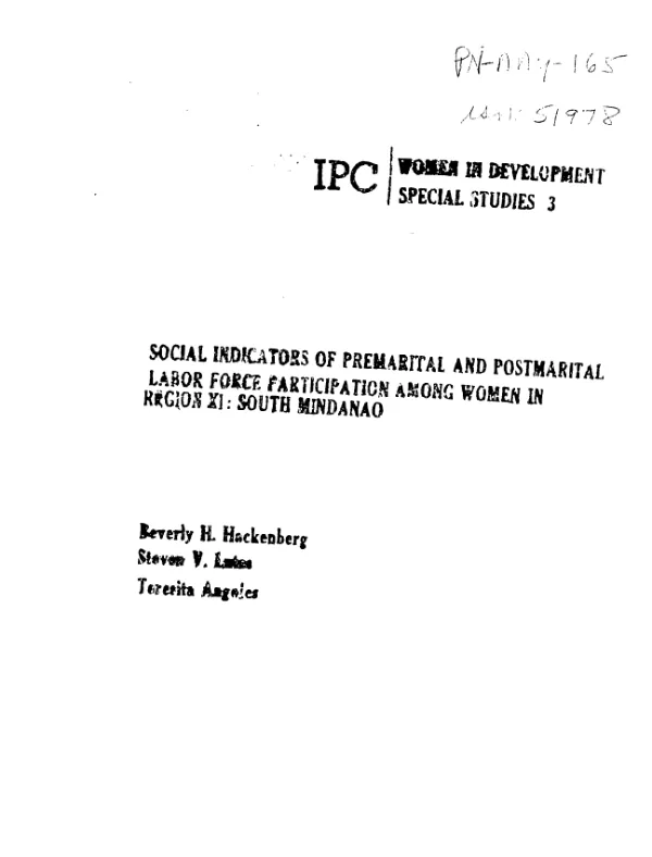 PRE/CAP : prefeasibility studies in East and Southern Africa -- phase I report