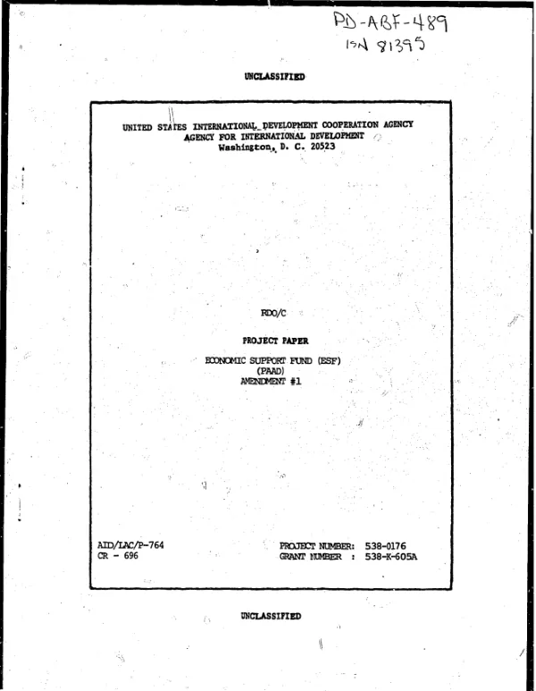 Dominica agricultural sector support : amendment no. 1