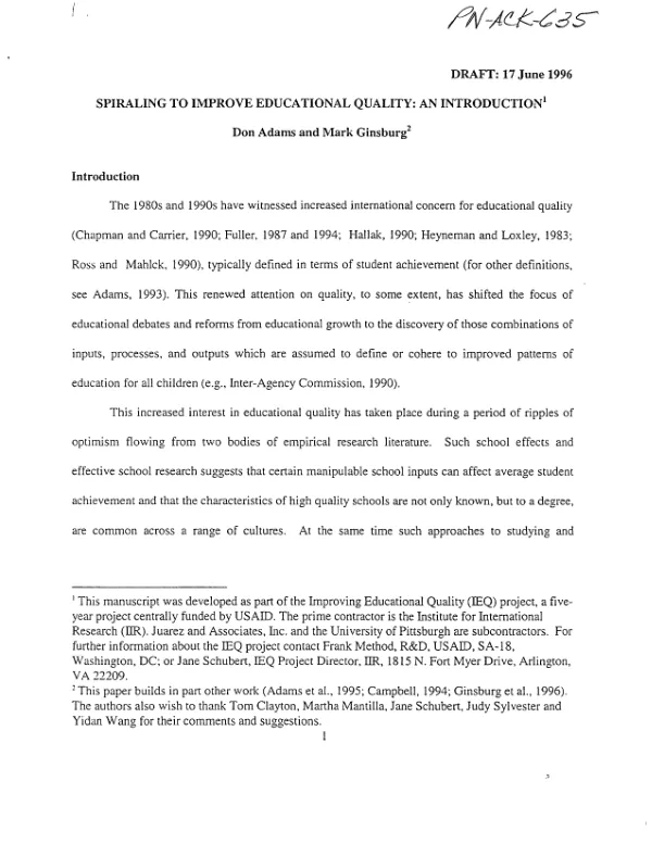 Summary : report of a study by the Berkeley project on education and nutrition; education and nutrition - performance and policy
