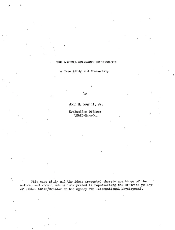 Decentralization in Costa Rica : a report on current prospects and research possibilities