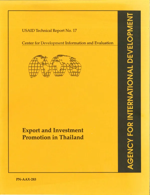 Export and investment promotion in Thailand