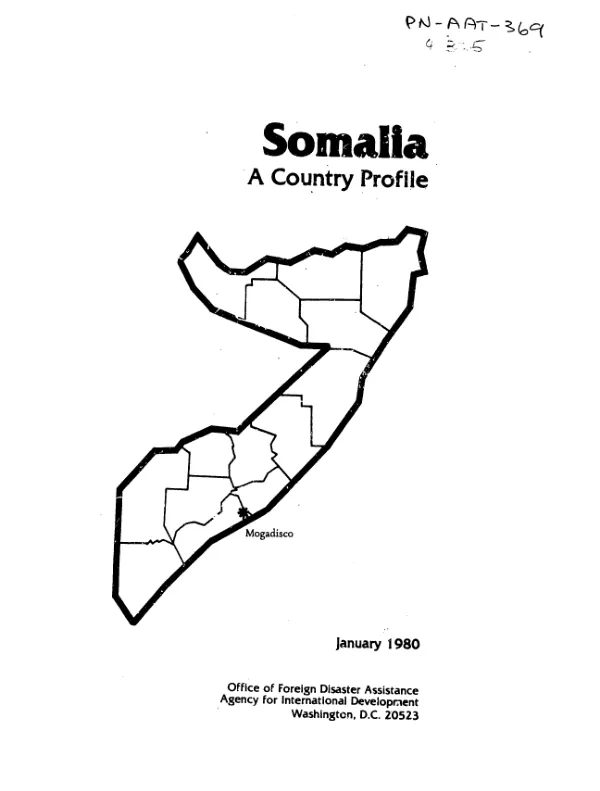 Somalia : a country profile