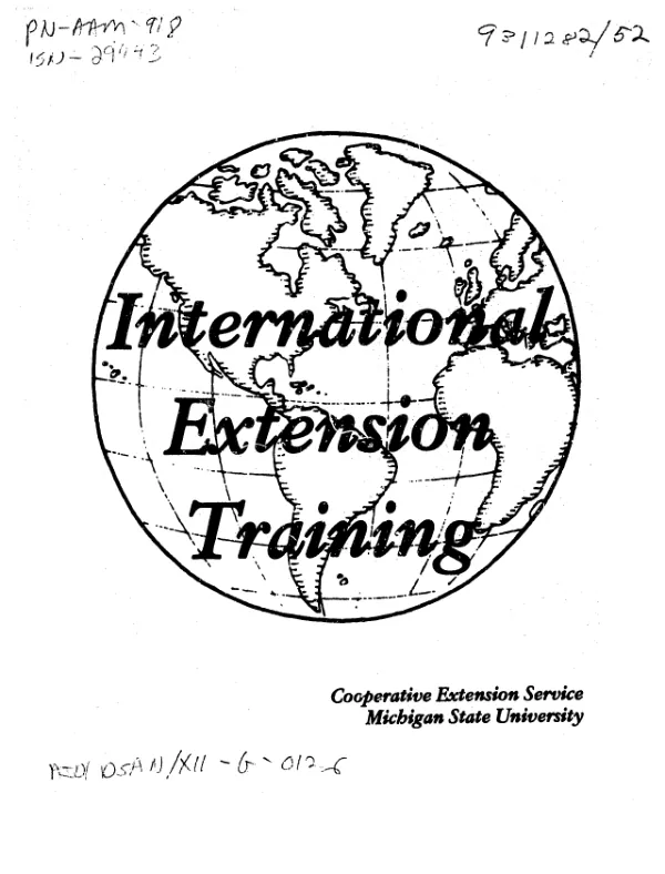 International extension training program : annual report 1980