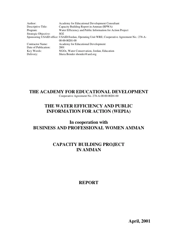Focus on urban development : perceptions, problems, approaches, and needs : a potential role for U.S. foreign assistance