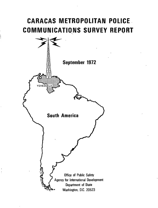 Caracas Metropolitan Police communications survey report