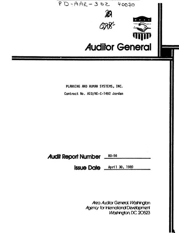 Evaluation report of the Department of Health and Population Dynamics, Pan American Health Organization, 1972