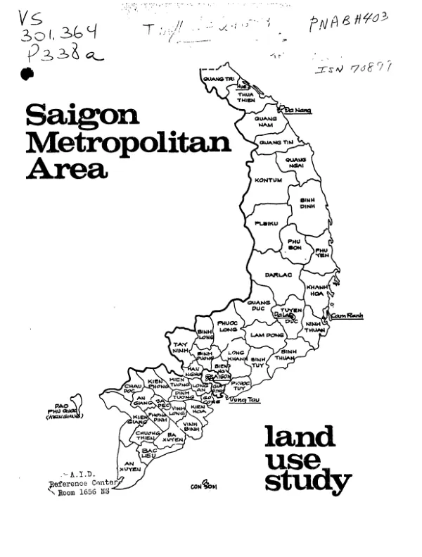 Saigon metropolitan area land use survey [study]