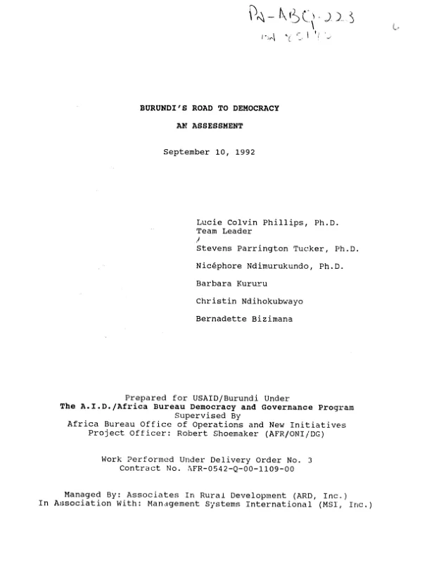 Disaster relief case report : Haiti floods, May 20-22, 1972