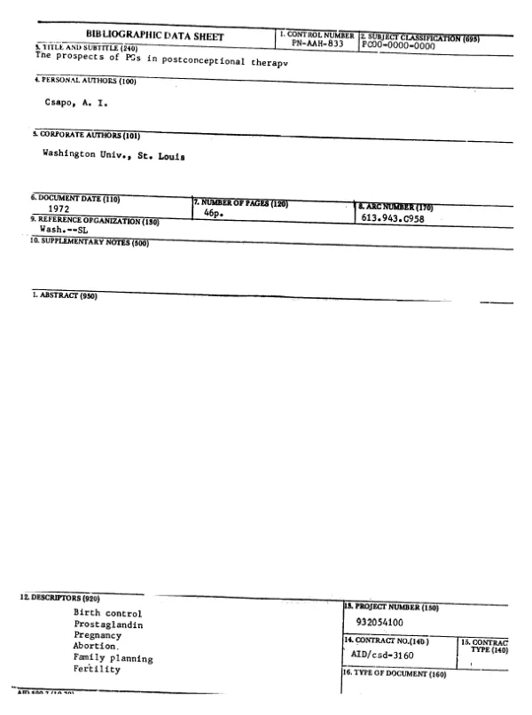 PROSPECTS OF PGS IN POSTCONCEPTIONAL THERAPY