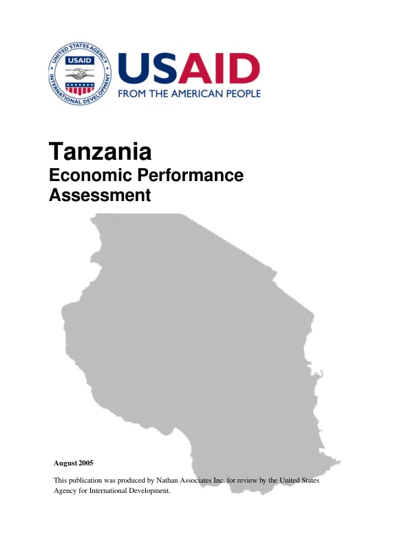Tanzania economic performance assessment