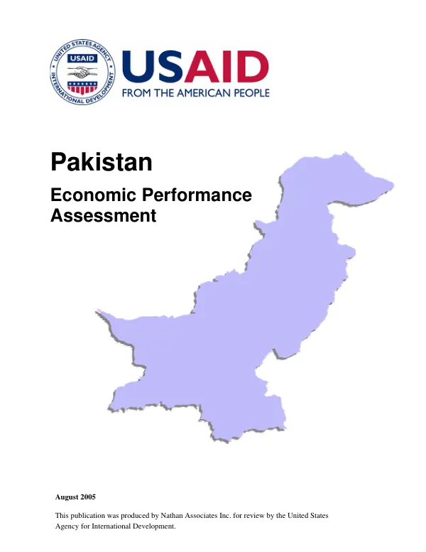 Pakistan economic performance assessment