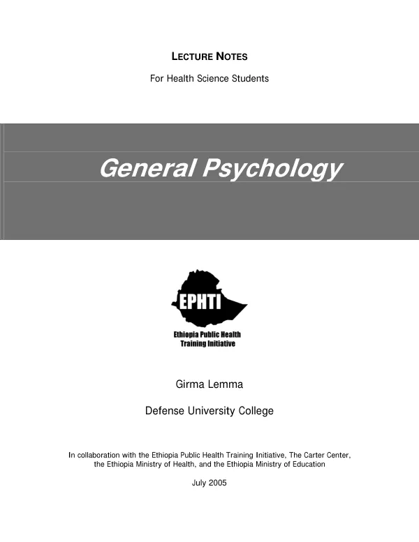 General psychology