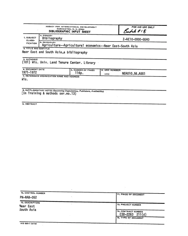 Audit of USAID/Egypt"s severance payments to foreign service national employees