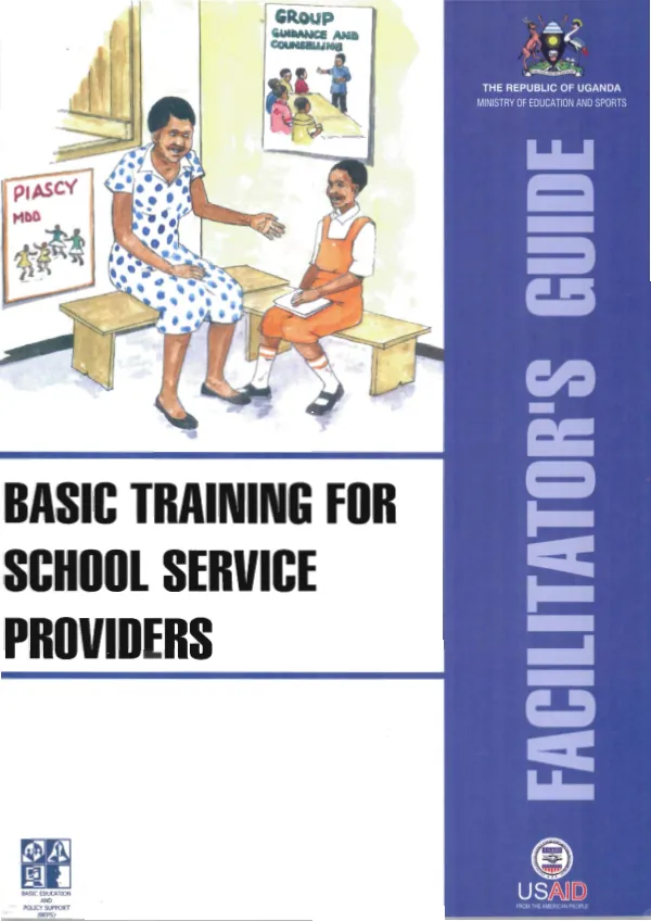 Facilitator"s guide : basic training for school service providers