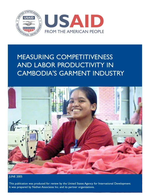 Measuring competitiveness and labor productivity in Cambodia"s garment industry