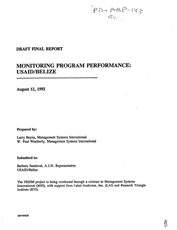 Community action for girls education : CAGE final evaluation, 2001-2005