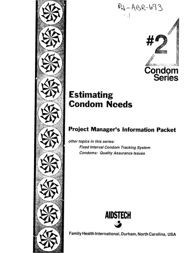 Estimating condom needs