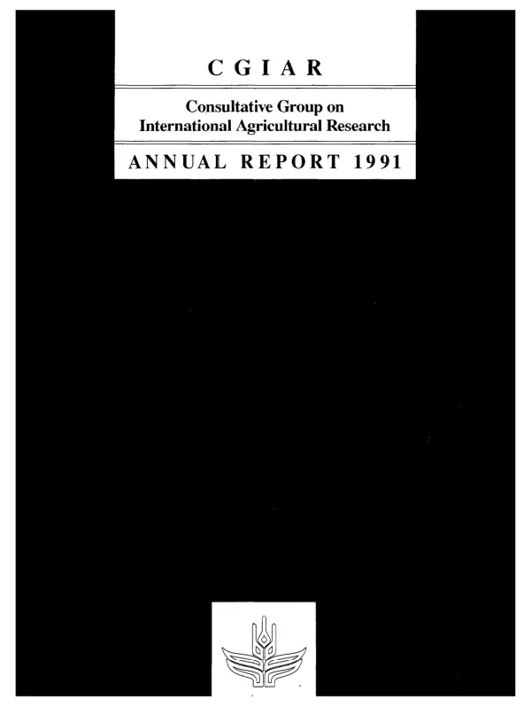 Annual report 1991 : Consultative Group on International Agricultural Research