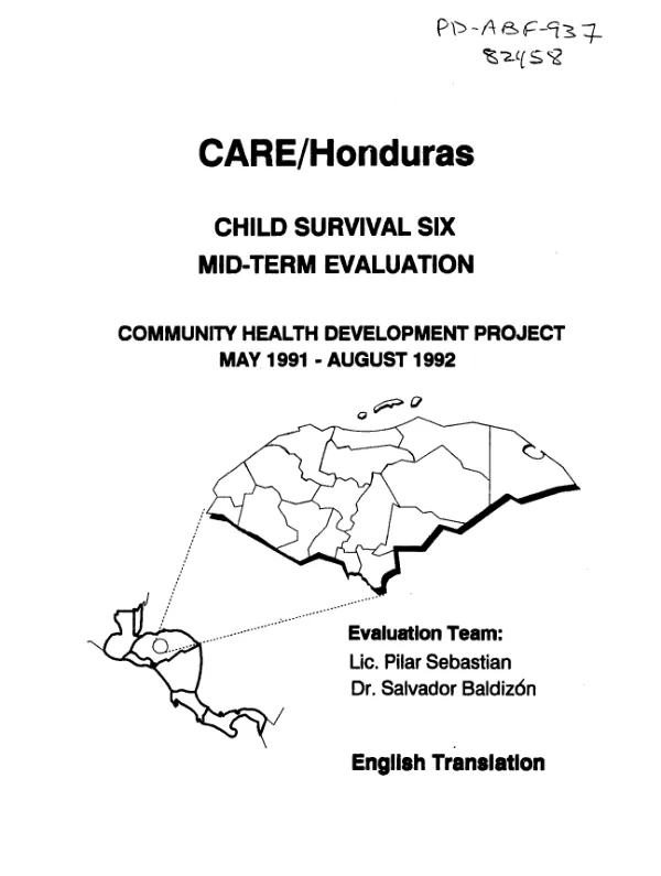 Community health development project : health region no. 5 -- child survival program VI : mid-term evaluation