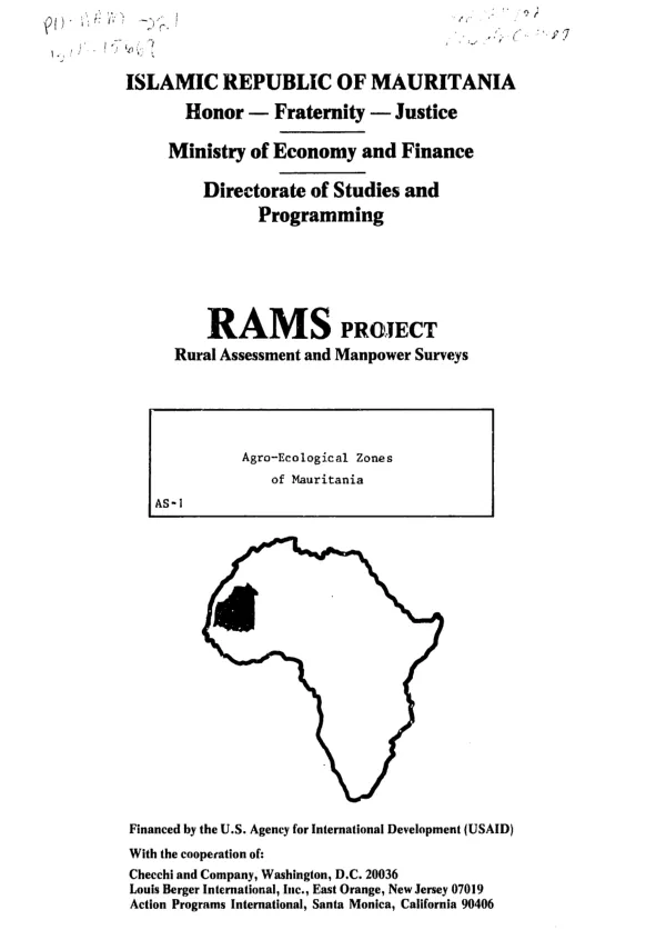 Small and microenterprise development : amendment no. 1
