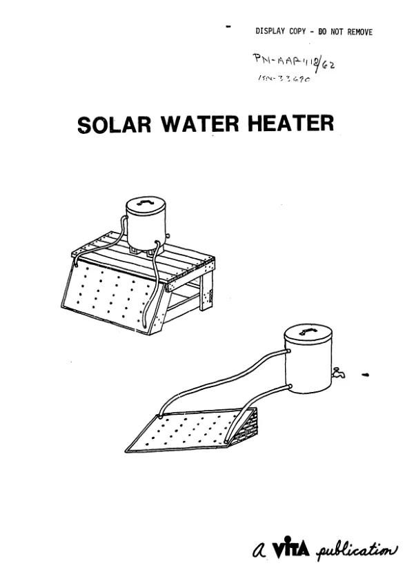 Solar water heater