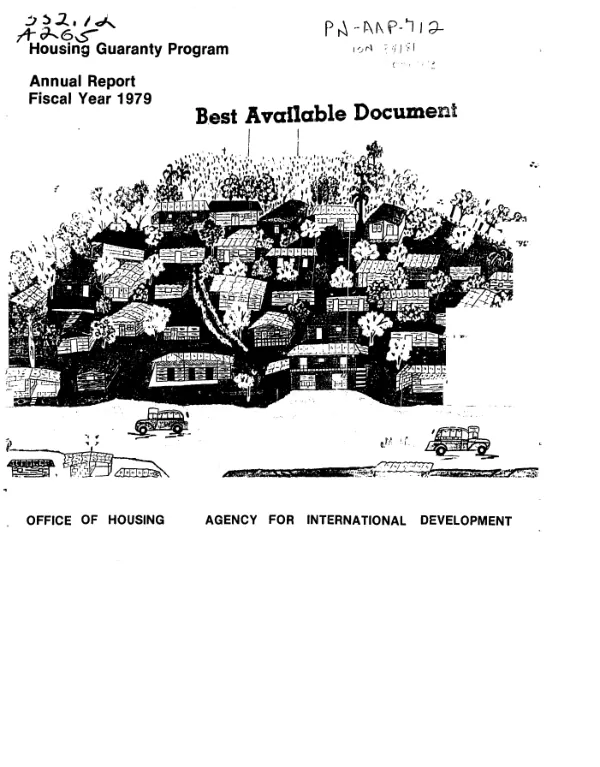 Housing guaranty program : annual report, fiscal year 1979