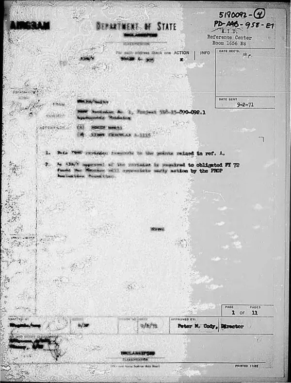 Draft Environmental Report on Morocco