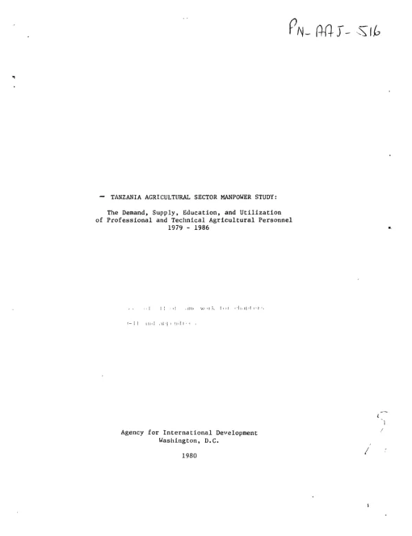 INFORMATIONAL FEEDBACK IN AGRICULTURAL DEVELOPMENT PROGRAMS