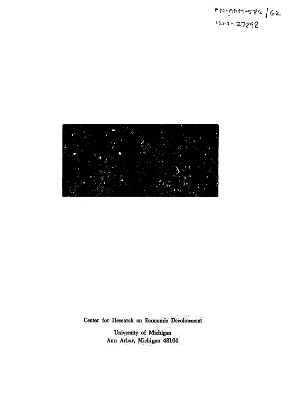 Empirical evaluation of the two - gap model of development