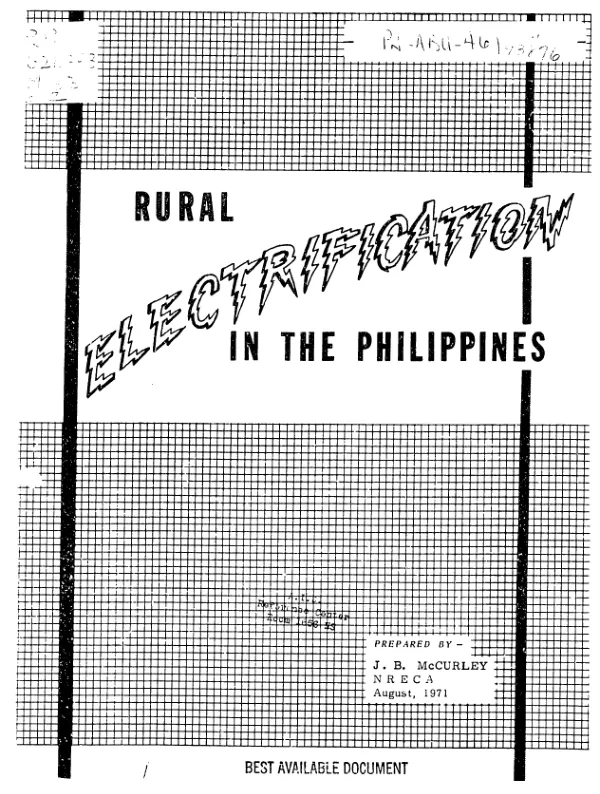 Rural electrification in the Philippines