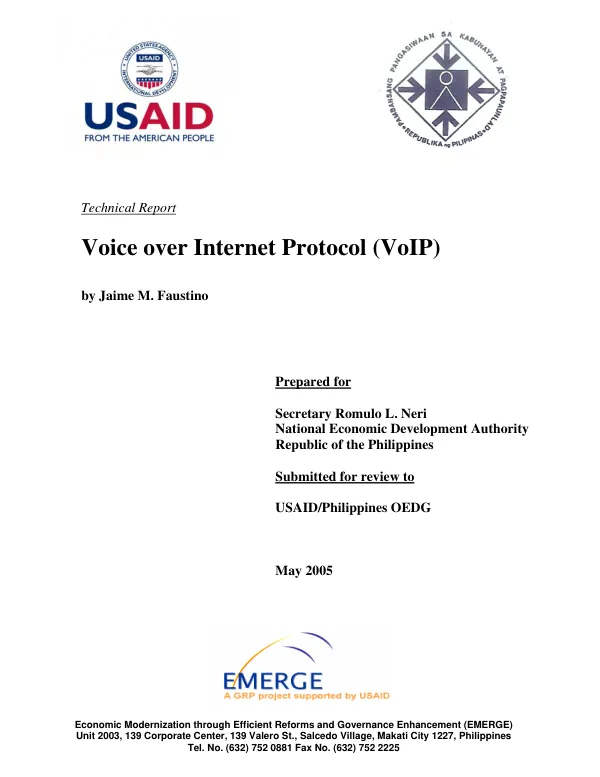 Voice over Internet Protocol (VoIP)