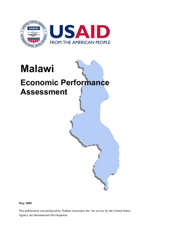 Malawi economic performance assessment