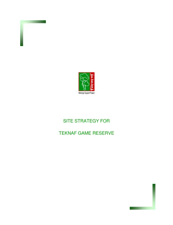 Site strategy For Teknaf Game Reserve