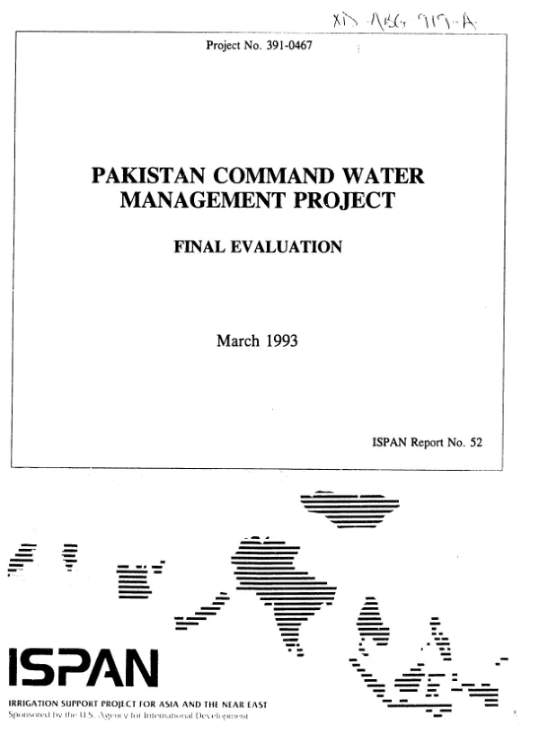 Pakistan command water management project : final evaluation