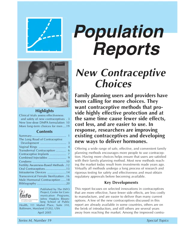New contraceptive choices