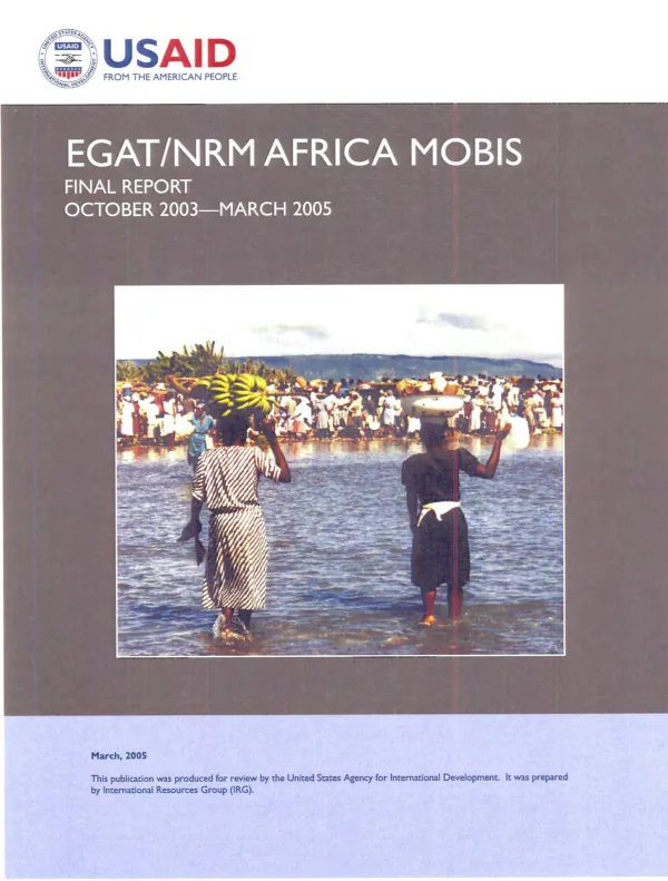 EGAT/NRM Africa MOBIS final report, October 2003-March 2005