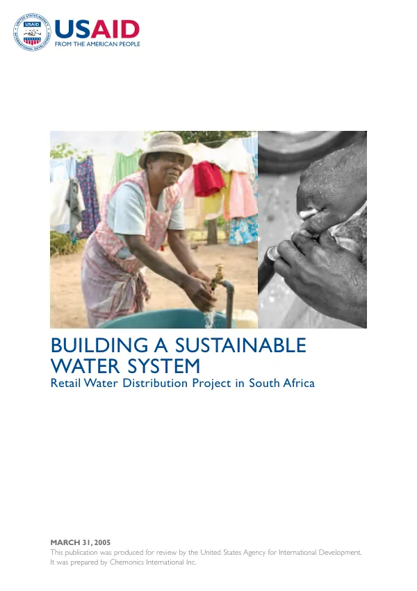 Building a sustainable water system : retail water distribution project in South Africa
