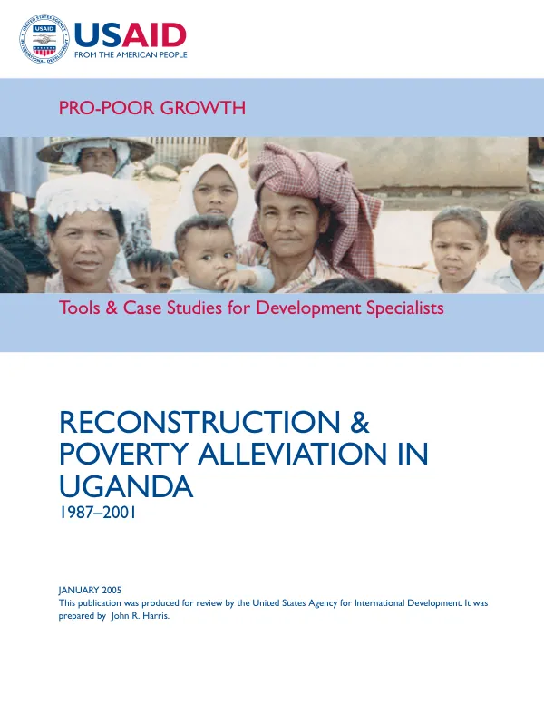 Reconstruction & poverty alleviation in Uganda, 1987-2001