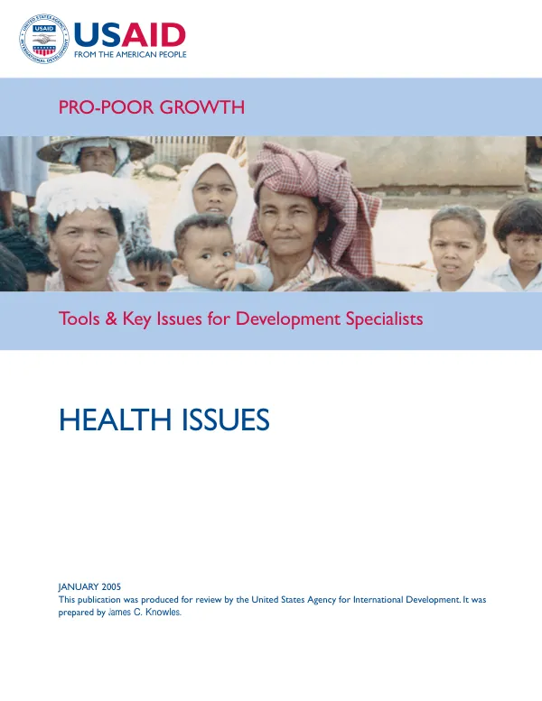 Health issues [and pro-poor growth]