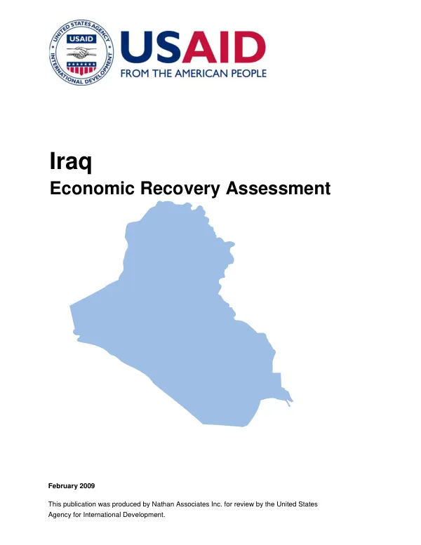 Iraq economic recovery assessment