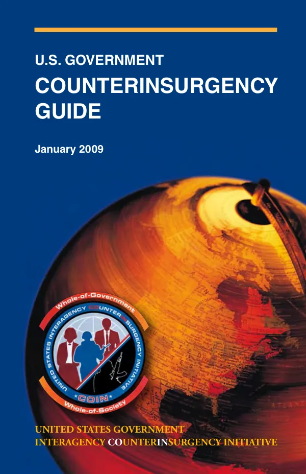 U.S. Government counterinsurgency guide