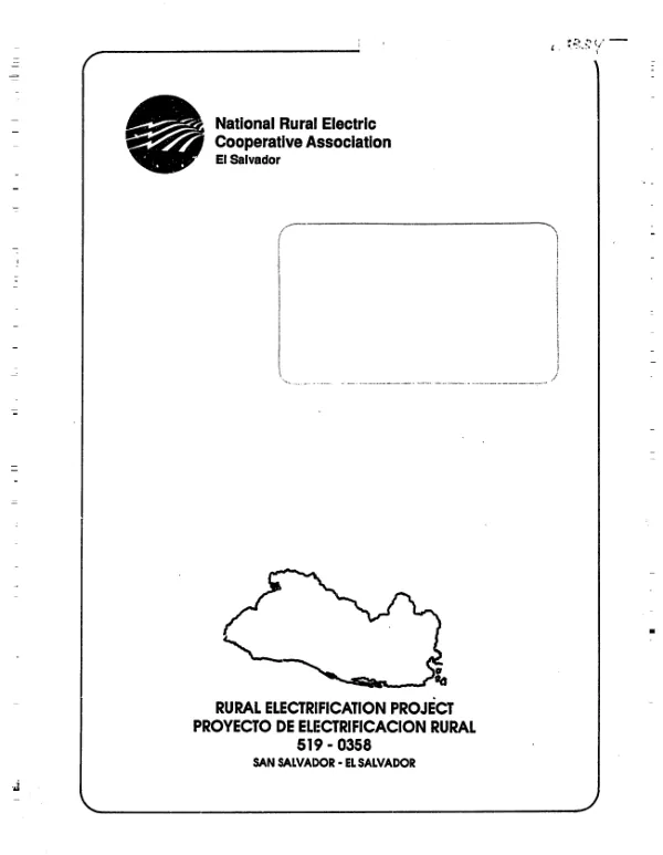 Mid-term evaluation : El Salvador rural electrification program -- final report (AID project no. 519-0358)