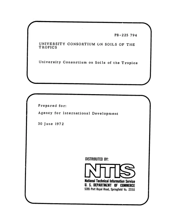 Assessment of requirements for designing and implementing a pilot area frame survey in Haiti