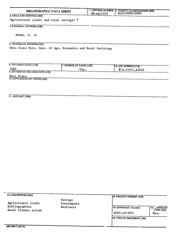 CARE/AID mid-term evaluation of CARE potable water/irrigation activity within the disaster recovery project, (511-0581)