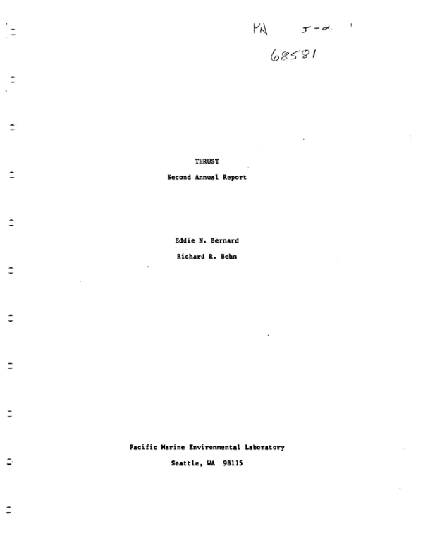 THRUST : second annual report