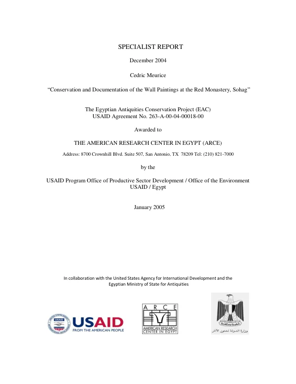 Final report of the inter-agency committee on participant training information
